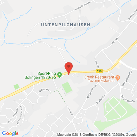 Standort der Tankstelle: Shell Tankstelle in 42657, Solingen