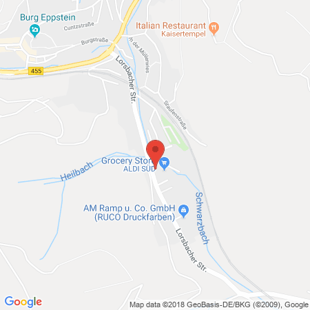 Position der Autogas-Tankstelle: Total Eppstein in 65817, Eppstein