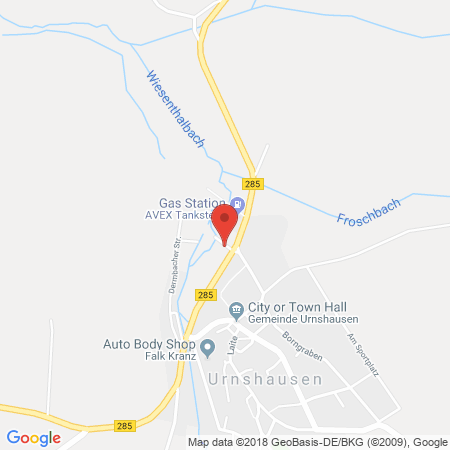 Standort der Autogas Tankstelle: Freie Tankstelle Luck Rudloff GbR in 36457, Urnshausen