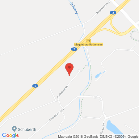 Standort der Tankstelle: Hoyer Tankstelle in 39126, Magdeburg