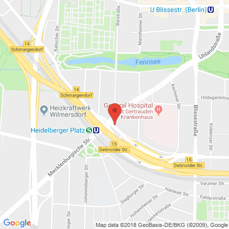 Position der Autogas-Tankstelle: Sprint Tankstelle in 10713, Berlin