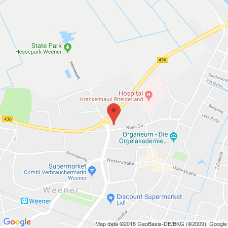 Standort der Tankstelle: BFT Tankstelle in 26826, Weener