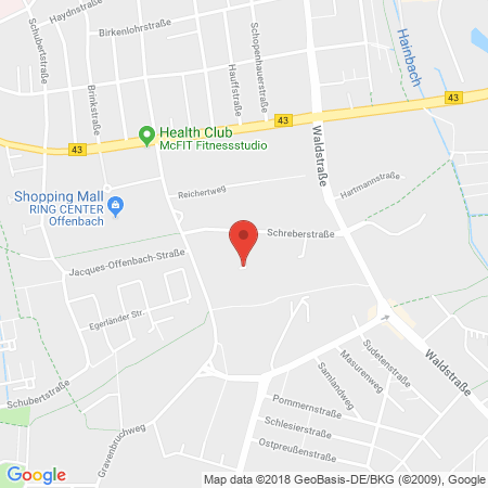 Standort der Autogas Tankstelle: TK-Autogas.de, Thorsten Möde in 63069, Offenbach/ Main