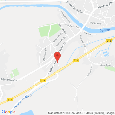 Standort der Autogas Tankstelle: Autohaus Ramsperger in 72488, Sigmaringen