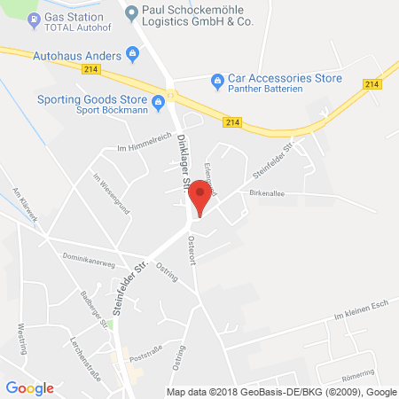 Position der Autogas-Tankstelle: FELTA Tankstelle in 49451, Holdorf