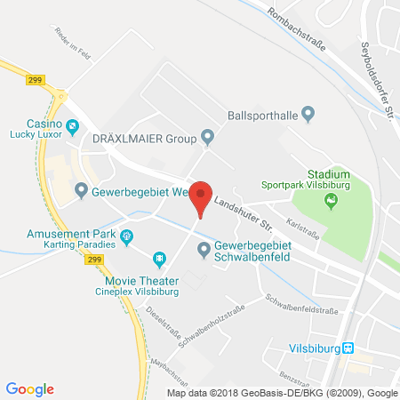 Position der Autogas-Tankstelle: SIT Station Vilsbiburg in 84137, Vilsbiburg