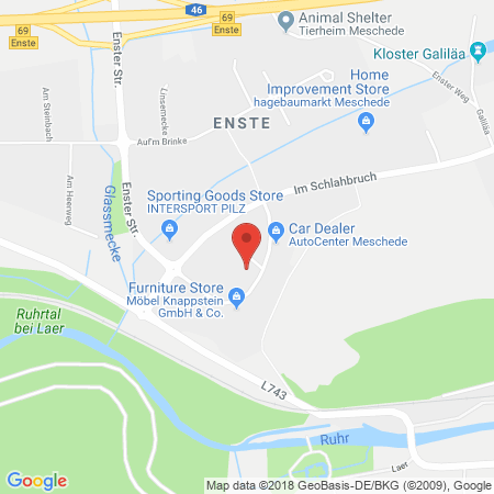 Standort der Tankstelle: Steden GmbH in 59872, Meschede