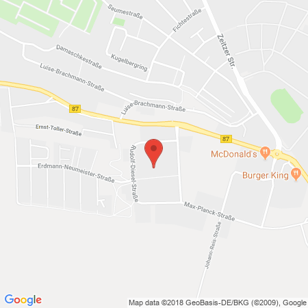 Standort der Autogas Tankstelle: Supermarkt-Tankstelle in 06667, Weißenfels