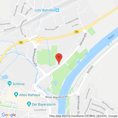 Standort der Autogas Tankstelle: BFT-Tankstelle in 97816, Lohr am Main