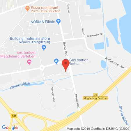 Standort der Autogas Tankstelle: Sprint Tankstelle in 39179, Barleben