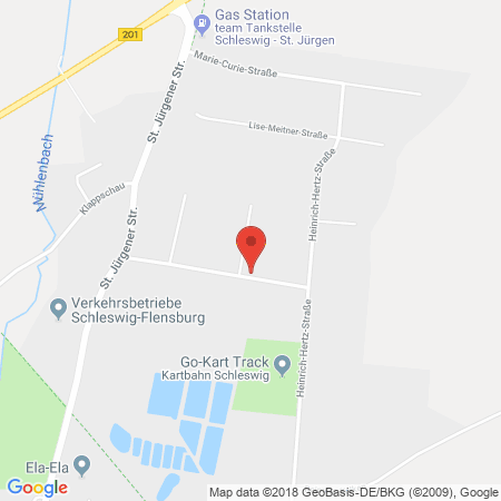 Position der Autogas-Tankstelle: team mineralöle GmbH & Co. KG in 24837, Schleswig