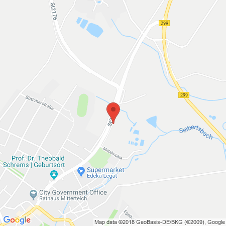 Position der Autogas-Tankstelle: Autohaus Bleistein in 95666, Mitterteich