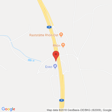 Standort der Autogas Tankstelle: BAB-Tankstelle Rhön West (Agip) in 97795, Schondra