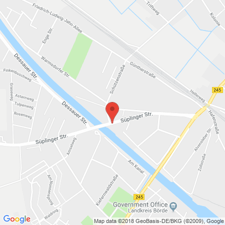 Position der Autogas-Tankstelle: Autopark Haldensleben GmbH in 39340, Haldensleben