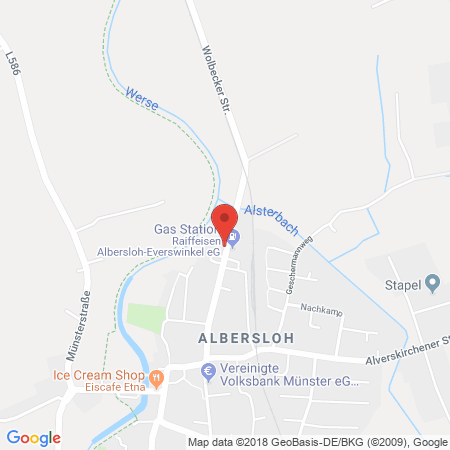 Standort der Autogas Tankstelle: Raiffeisen-Warengenossenschaft Albersloh-Everswinkel eG in 48324, Sendenhorst