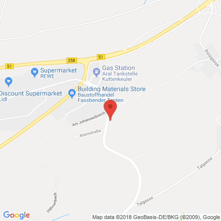 Standort der Autogas Tankstelle: ARAL Tankstelle Helmut Blens in 53945, Blankenheim