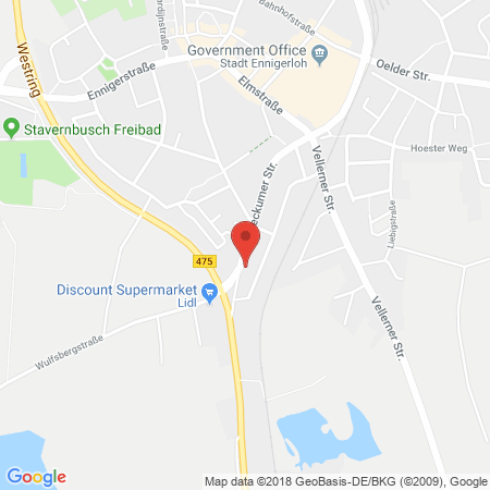 Standort der Autogas Tankstelle: Q 1 - Tankstelle in 59320, Ennigerloh