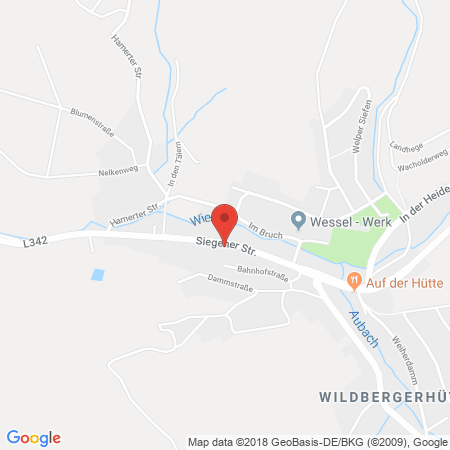 Standort der Autogas Tankstelle: ARAL Tankstelle Hans Günter Weidenbrücher in 51580, Reichshof-Wildbergerhütte