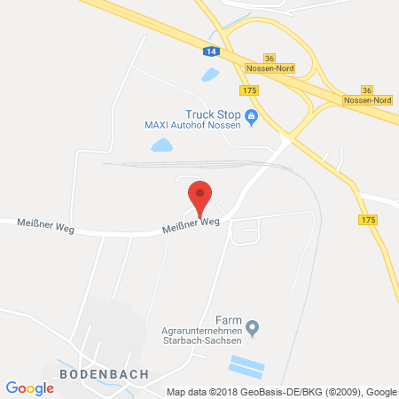 Position der Autogas-Tankstelle: Progas GmbH & Co.KG Niederlassung Rhäsa in 01683, Ketzerbachtal-Bodenbach