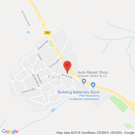 Position der Autogas-Tankstelle: ED-Tankstelle Faid in 56814, Faid