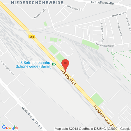 Position der Autogas-Tankstelle: Star Tankstelle in 12439, Berlin