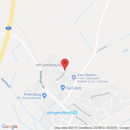 Standort der Autogas Tankstelle: Freie Tankstelle Asch in 72119, Ammerbuch, OT Altingen