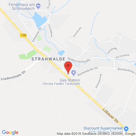 Position der Autogas-Tankstelle: Fahrzeugservice Urland in 02747, Strahwalde
