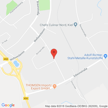 Position der Autogas-Tankstelle: Autohaus - Wellsee/Gasservice Möller in 24145, Kiel-Wellsee
