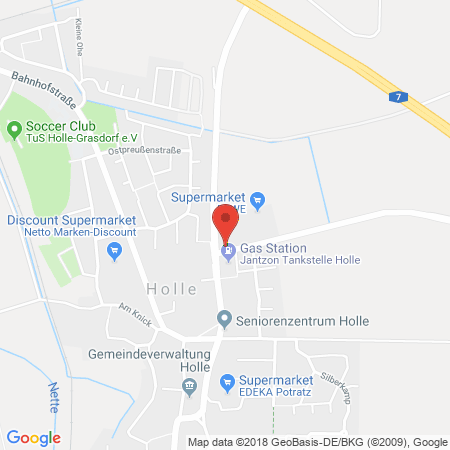Standort der Autogas Tankstelle: Jantzon Tankstelle GmbH, Robert Richter in 31188, Holle