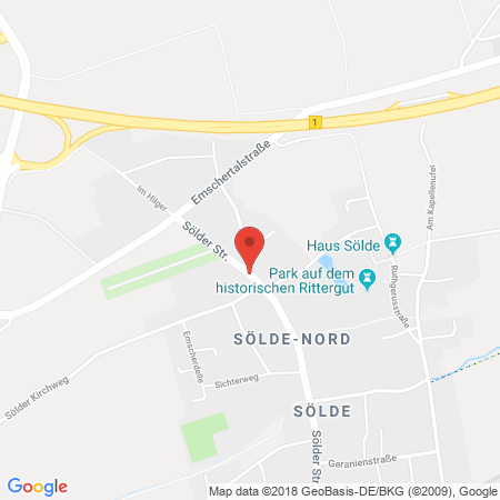Standort der Autogas Tankstelle: AVIA Station in 44289, Dortmund-Sölde