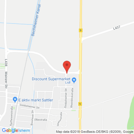 Position der Autogas-Tankstelle: Ludwig Steinbach Ölservice in 67577, Alsheim