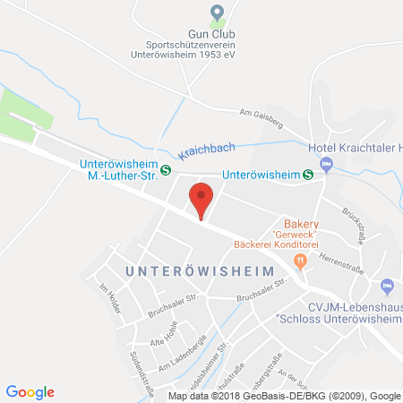Standort der Autogas Tankstelle: Autoglas Express in 76703, Kraichtal-Unteröwisheim