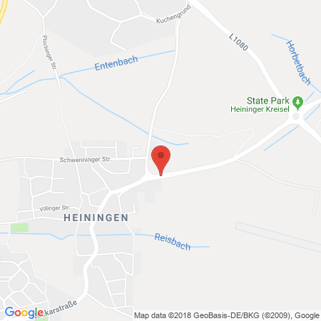 Standort der Autogas Tankstelle: Motoren- und Fahrzeugtechnik AHAUS in 71522, Backnang-Heiningen