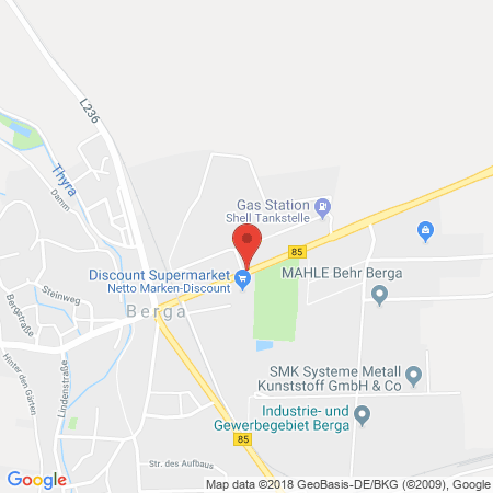 Position der Autogas-Tankstelle: Autohaus Grund in 06536, Berga