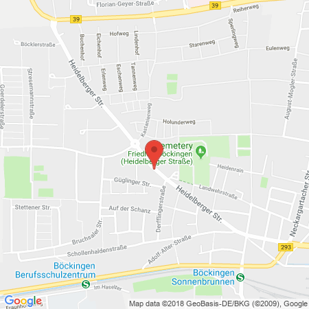 Standort der Autogas Tankstelle: Shell-Station Rudolf Palesch in 74080, Heilbronn-Böckingen