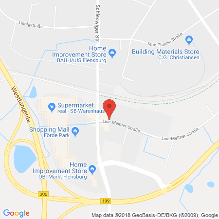 Position der Autogas-Tankstelle: Wiking Tank & Wasch Thomsen GmbH & Co. KG in 24941, Flensburg