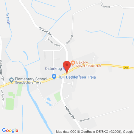 Position der Autogas-Tankstelle: Car & Bike Hans Joachim Diener in 24896, Treia