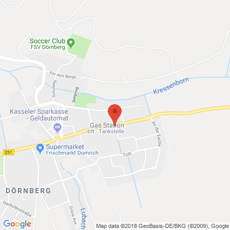 Position der Autogas-Tankstelle: BFT Tankstelle Freund in 34317, Habichtswald -Dörnberg