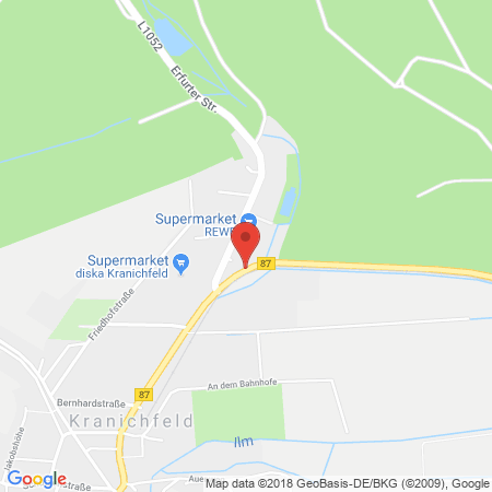 Standort der Autogas Tankstelle: Firma J. & P Münch GbR in 99448, Kranichfeld