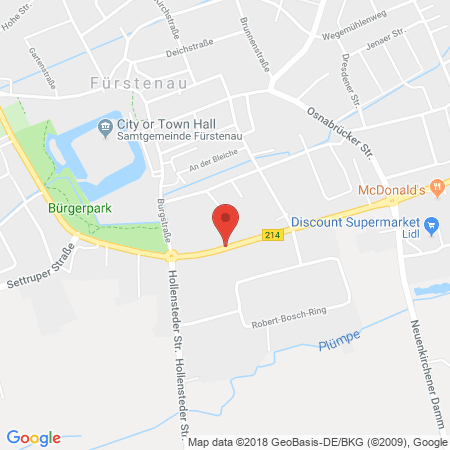 Standort der Autogas Tankstelle: ARAL Tankstelle in 49584, Fürstenau