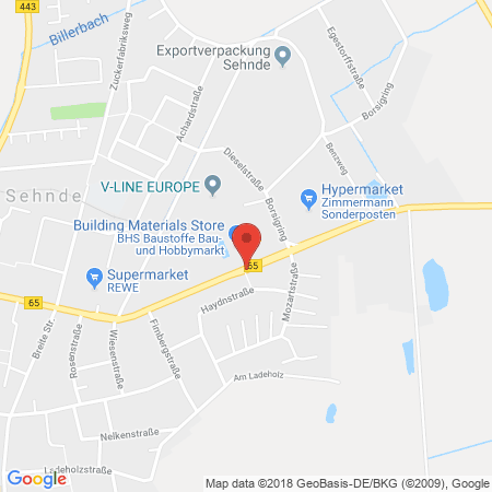 Position der Autogas-Tankstelle: LTG Tankstelle Sehnde in 31319, Sehnde