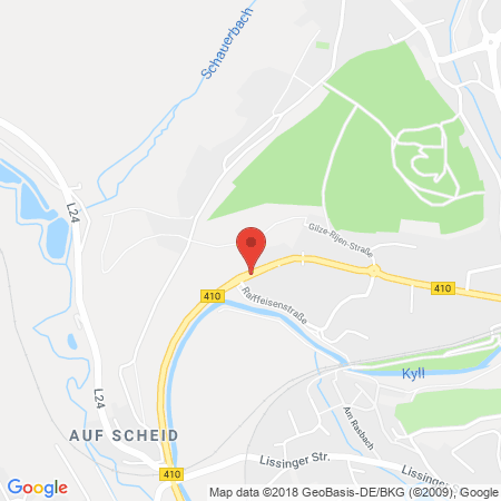Position der Autogas-Tankstelle: ED-Tankstelle in 54568, Gerolstein