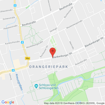 Position der Autogas-Tankstelle: Q1 Tankstelle Strempel in 13156, Berlin-Niederschönhausen