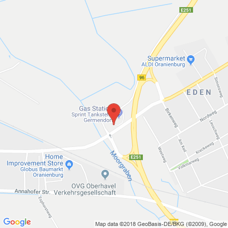 Standort der Autogas Tankstelle: GO Tankstelle in 16515, Oranienburg-Germendorf