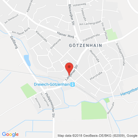 Standort der Autogas Tankstelle: Calpam Autoport Heney in 63303, Dreieich-Götzenhain