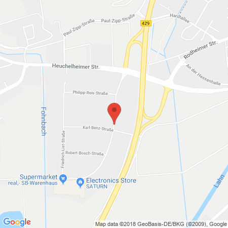 Standort der Autogas Tankstelle: Roth Station in 35398, Gießen