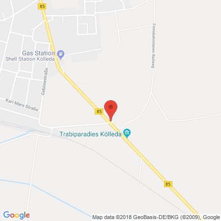 Standort der Autogas Tankstelle: AVIA-Station Holger Hahn in 99625, Kölleda