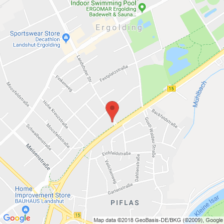 Position der Autogas-Tankstelle: Sprint Tankstelle in 84030, Ergolding