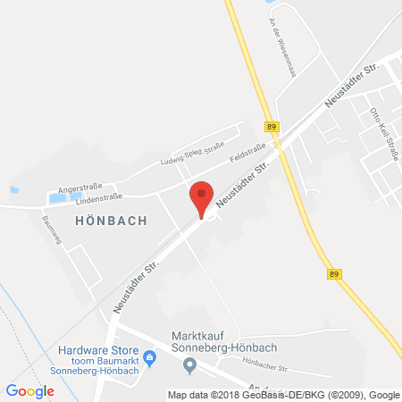 Standort der Autogas Tankstelle: Autohaus M. Staffel GmbH & Co. KG in 96515, Sonneberg