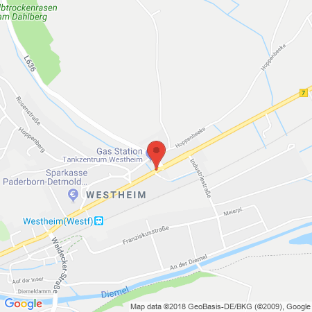 Position der Autogas-Tankstelle: Wiegers Autoservice GmbH & Co. KG in 34431, Marsberg-Westheim